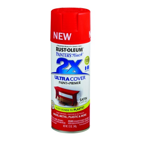 Rust-Oleum Sprypnt 2X Sat Poppy Red 277994